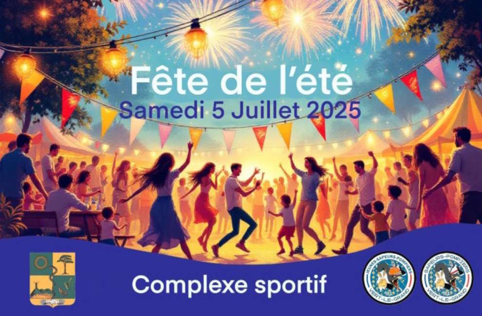 Fête de l’été à Vert-le-Grand - Rendez-vous le 5 juillet !