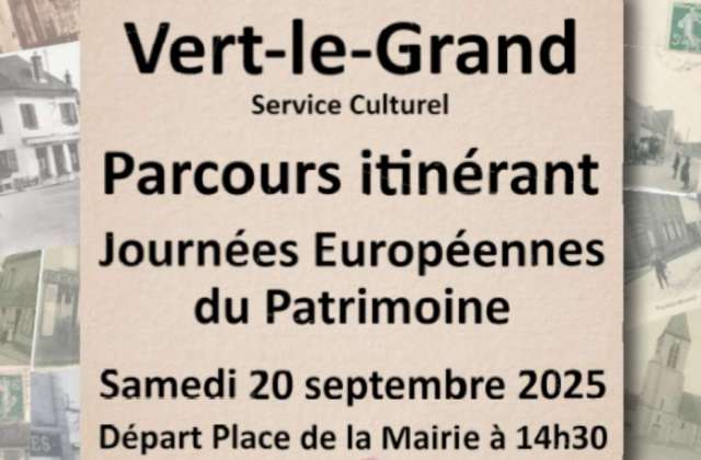 Journées du patrimoine le 20 septembre